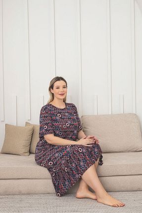 لباس سایز بزرگ رنگی زنانه پنبه - ویسکون Asel - کد 904973677
