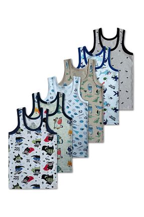 رکابی رنگی بچه گانه پنبه ای GizaKids - کد 888121262