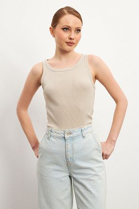 بادی بژ زنانه یقه دوچرخه MODAGEN - کد 904992788