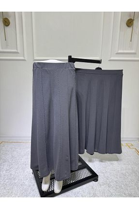 دامن حجاب طوسی زنانه کلوش ModaMinar - کد 904998861