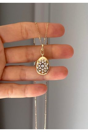 گردنبند نقره زرد زنانه 925 عیار emy by emel luxury silver jewelry - کد 903766150