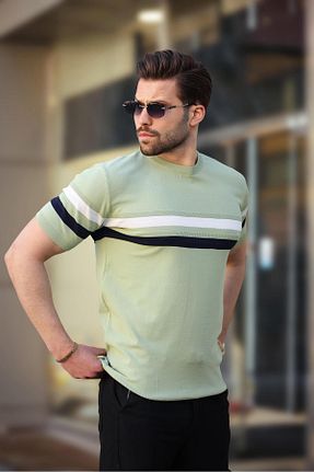 تیشرت سبز مردانه رگولار Madmext - کد 904991780