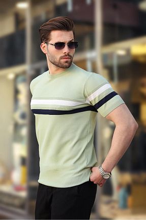 تیشرت سبز مردانه رگولار Madmext - کد 904991780