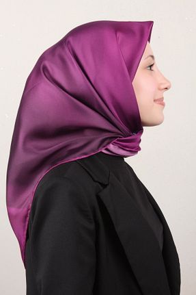 دستمال گردن صورتی زنانه ابریشم Belli - کد 905000977
