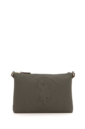 کیف دوشی خاکی زنانه پارچه ای U.S. Polo Assn. - کد 905006435