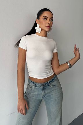 بلوز سفید زنانه ساده LACHT - کد 905006444