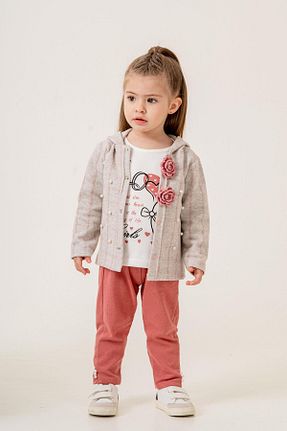 ست نوزادی رنگی بچه گانه پنبه ای Chicsy Baby - کد 906407185