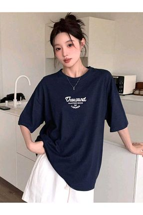 تیشرت مشکی زنانه اورسایز blackbonds - کد 905014130
