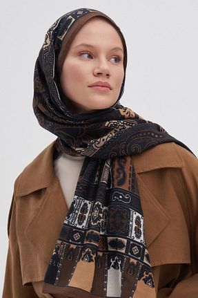 شال رنگی زنانه ابریشم carell - کد 905012997
