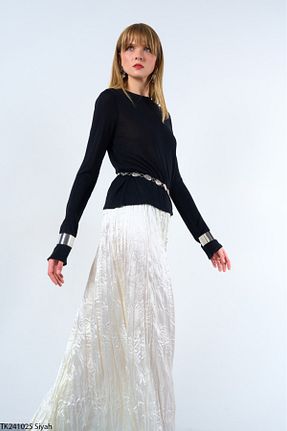 بلوز مشکی زنانه ساده Lupies - کد 905011433