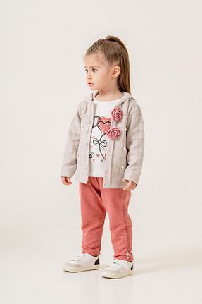 ست نوزادی رنگی بچه گانه پنبه ای Chicsy Baby - کد 906407185