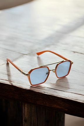 عینک آفتابی نارنجی زنانه 54 Eyesofia - کد 899511552