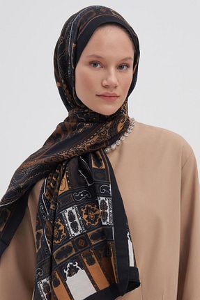 شال رنگی زنانه ابریشم carell - کد 905012211