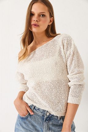 بلوز نباتی زنانه Ajurlu Bianco Lucci - کد 905021808