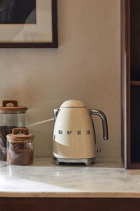 آب جوش و کتری بژ 2400 W Smeg - کد 5866113