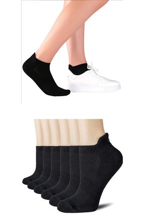 جوراب مشکی زنانه پنبه - الاستین Ozzy Socks - کد 898378257