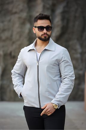کت طوسی مردانه اسلیم Boymen - کد 905029969