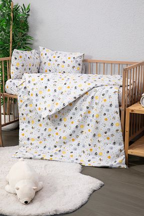 ست روتختی کودک و نوزاد طوسی پنبه ای FAVORA - کد 768062598