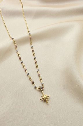 گردنبند طلا زرد زنانه 14 عیار Cenova Jewelry - کد 905059847
