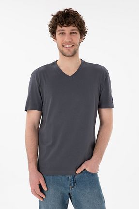 تیشرت طوسی مردانه رگولار U.S. Polo Assn. - کد 905074272