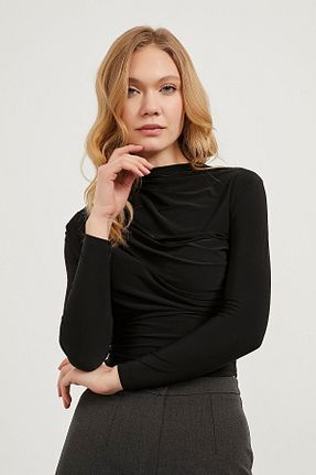 بلوز مشکی زنانه ساده Arma Life - کد 905065180