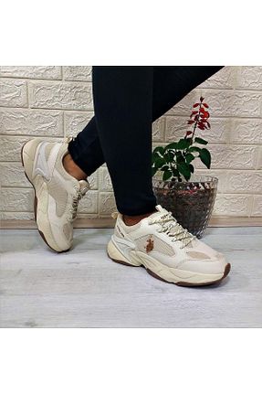 کفش پیاده روی بژ زنانه پارچه ای U.S. Polo Assn. - کد 905065725