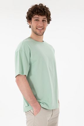 تیشرت سبز مردانه اورسایز U.S. Polo Assn. - کد 905076552