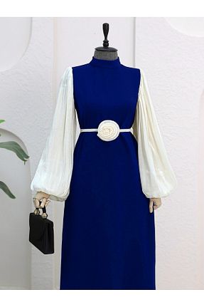 لباس حجاب سرمه ای زنانه رگولار Modamorfo - کد 905079390