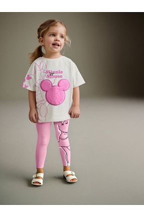 ست بالاتنه و پائین تنه صورتی بچه گانه بافت Lolliboomkids - کد 919993521