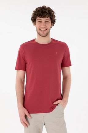 تیشرت زرشکی مردانه رگولار U.S. Polo Assn. - کد 905106525