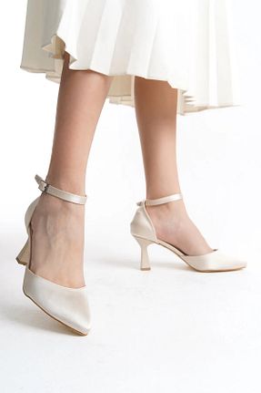 کفش مجلسی بژ زنانه پارچه ای Moda Lime - کد 905112830