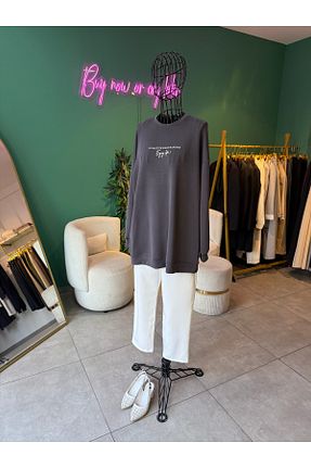 تونیک طوسی Relaxed tuğba kumlu butik - کد 905140191