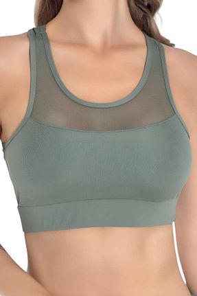 نیم تنه اسپرت خاکی زنانه لیکرا Tezzgelsin - کد 905636204