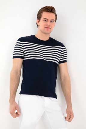 پلیور سرمه ای مردانه ساده U.S. Polo Assn. - کد 905155260