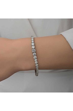 دستبند نقره زنانه 925 عیار Gumush - کد 658669447