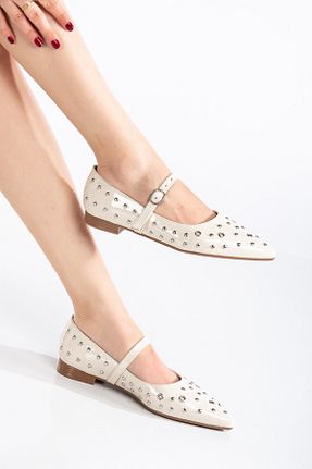 بابت بژ زنانه چرم مصنوعی MS SUGAR SHOES - کد 905253881