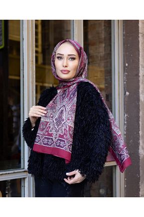 شال سرمه ای زنانه پنبه ای Helyabutik - کد 901754080