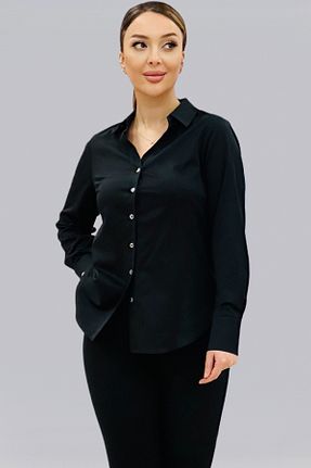 پیراهن مشکی زنانه رگولار Ekol - کد 905273168