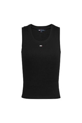 تیشرت مشکی زنانه یقه دوچرخه Tommy Jeans - کد 905280900
