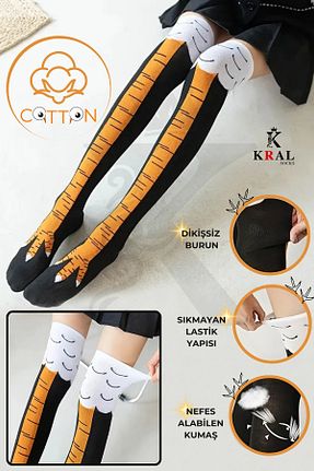 جوراب رنگی زنانه پنبه ای KRAL SOCKS - کد 905295641