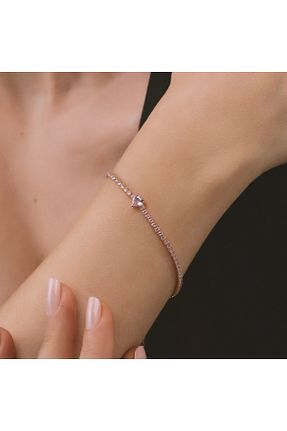دستبند نقره سفید زنانه 925 عیار maisonleor - کد 904198150