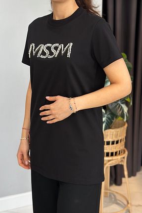 تونیک حجاب مشکی زنانه %100 پنبه Missemramiss - کد 905299671