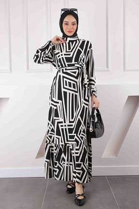 لباس حجاب مشکی زنانه رگولار İmajButik - کد 905314075