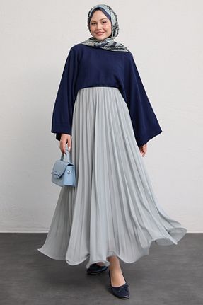 دامن حجاب طوسی زنانه Relaxed InStyle - کد 905312139