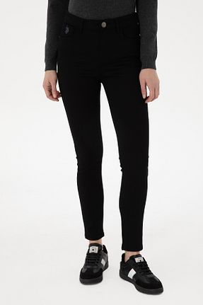شلوار مشکی زنانه پارچه U.S. Polo Assn. - کد 852823235