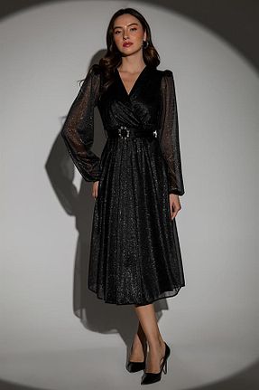 لباس مجلسی و فارغ التحصیلی مشکی زنانه Boyfriend Neşeli Butik - کد 905321295