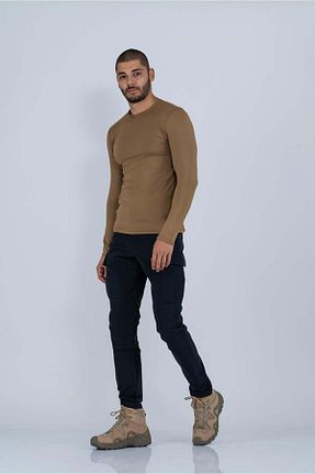 شلوار اسپرت سرمه ای زنانه تریکو COMBAT - کد 906569809