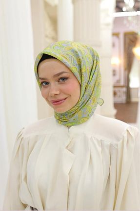 روسری سبز پنبه ای Silk Home - کد 905390123