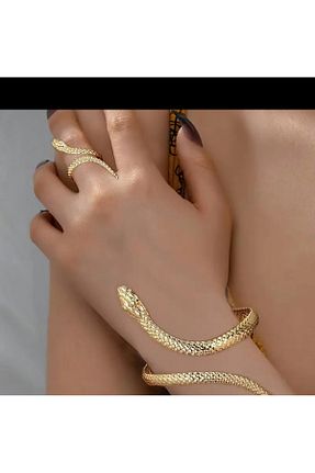 دستبند جواهر طلائی زنانه Marmara - کد 884010747
