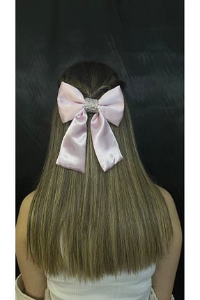 گیره سر صورتی زنانه ساتن MegssStore - کد 905388953